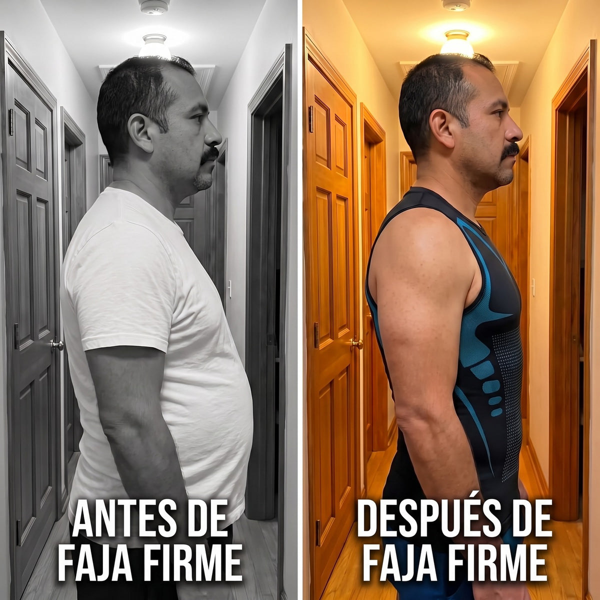 Antes y después de Faja Firme