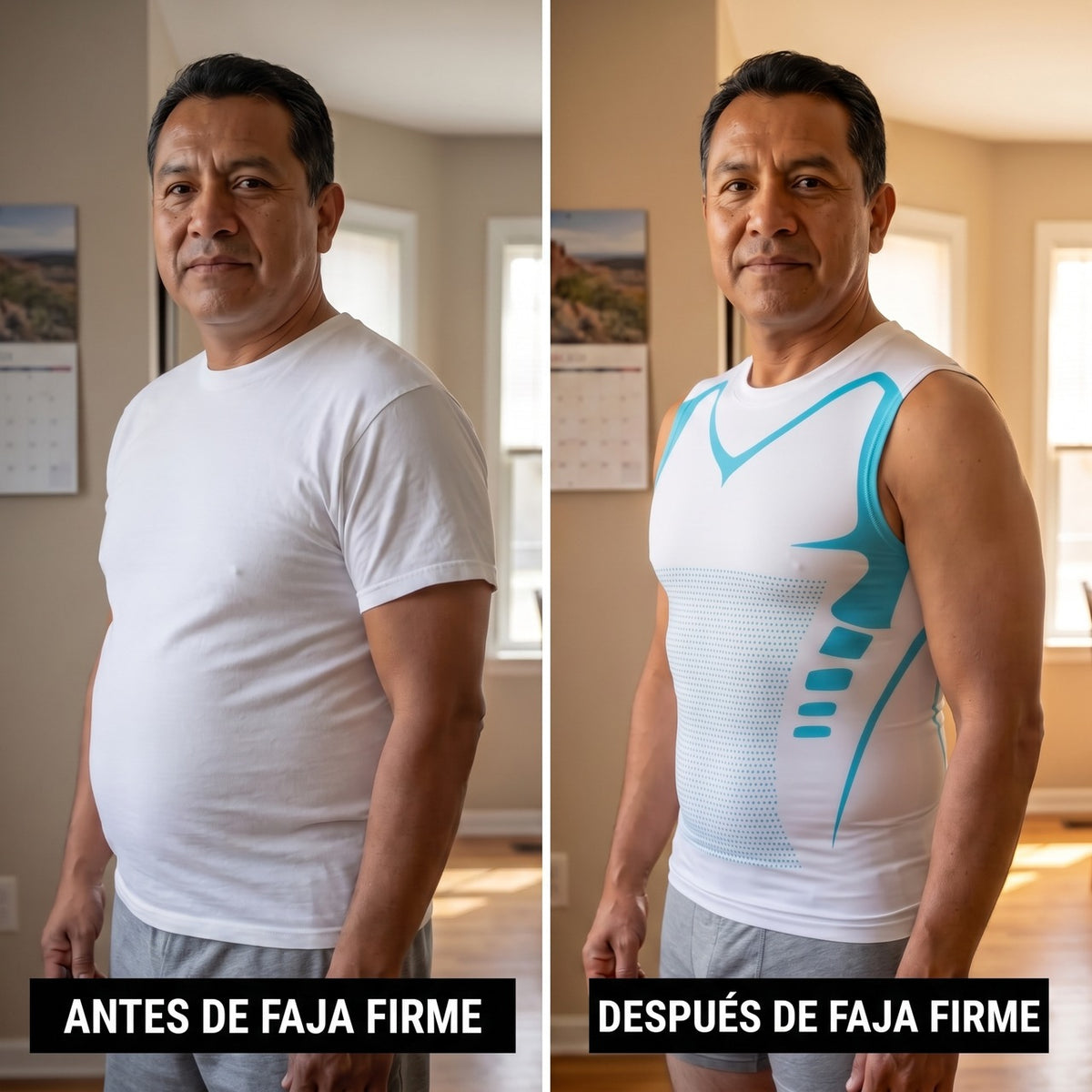 Antes y después de Faja Firme
